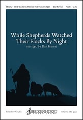 While Shepherds Watched Their Flocks SATB choral sheet music cover